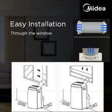 Load image into Gallery viewer, Midea 3.5 kW Portable Air Conditioner Cooling Remote Control Fan Cooler R290 Refrigerant ventilates 3-in-1 designed 3 Fan Speeds dehumidifying -MPPD35C
