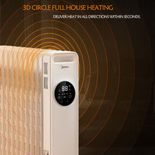 Load image into Gallery viewer, Midea 2300W warm circle Electric Oil Heater Radiator Overheating protection/NY2311-20MR-K
