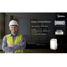 Load image into Gallery viewer, Midea 3.3 kW Portable Air Conditioner Cooling Remote Control Fan Cooler R290 Refrigerant ventilates 3-in-1 designed 3 Fan Speeds dehumidifying-MPPD33C
