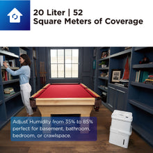 Load image into Gallery viewer, Midea 20L Compact Air Dehumidifier Dryer Cube dehumidifier smart wi-fi-MDDM20-K
