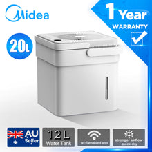 Load image into Gallery viewer, Midea 20L Compact Air Dehumidifier Dryer Cube dehumidifier smart wi-fi-MDDM20-K
