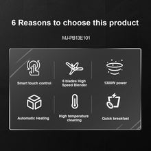 Load image into Gallery viewer, Midea High Speed Blender Automatic Heating Smart Touch Control Panel-MJ-PB13E101
