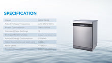 Load image into Gallery viewer, Midea Inverter Freestanding Dishwasher 60cm 15 Place Settings
