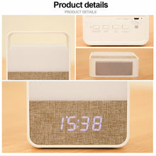 Load image into Gallery viewer, Midea 3000K Alarm Clock Night light 1200mAH Battery Table lamp Bedside lamp MTD3-M/K-03
