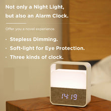 Load image into Gallery viewer, Midea 3000K Alarm Clock Night light 1200mAH Battery Table lamp Bedside lamp MTD3-M/K-03-K
